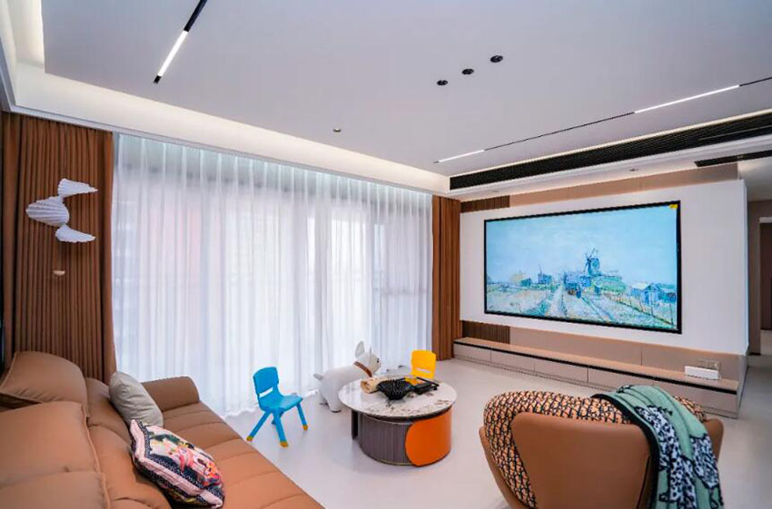 現(xiàn)代風逆襲！90㎡小家的偷空間魔法，竟多出10㎡收納！